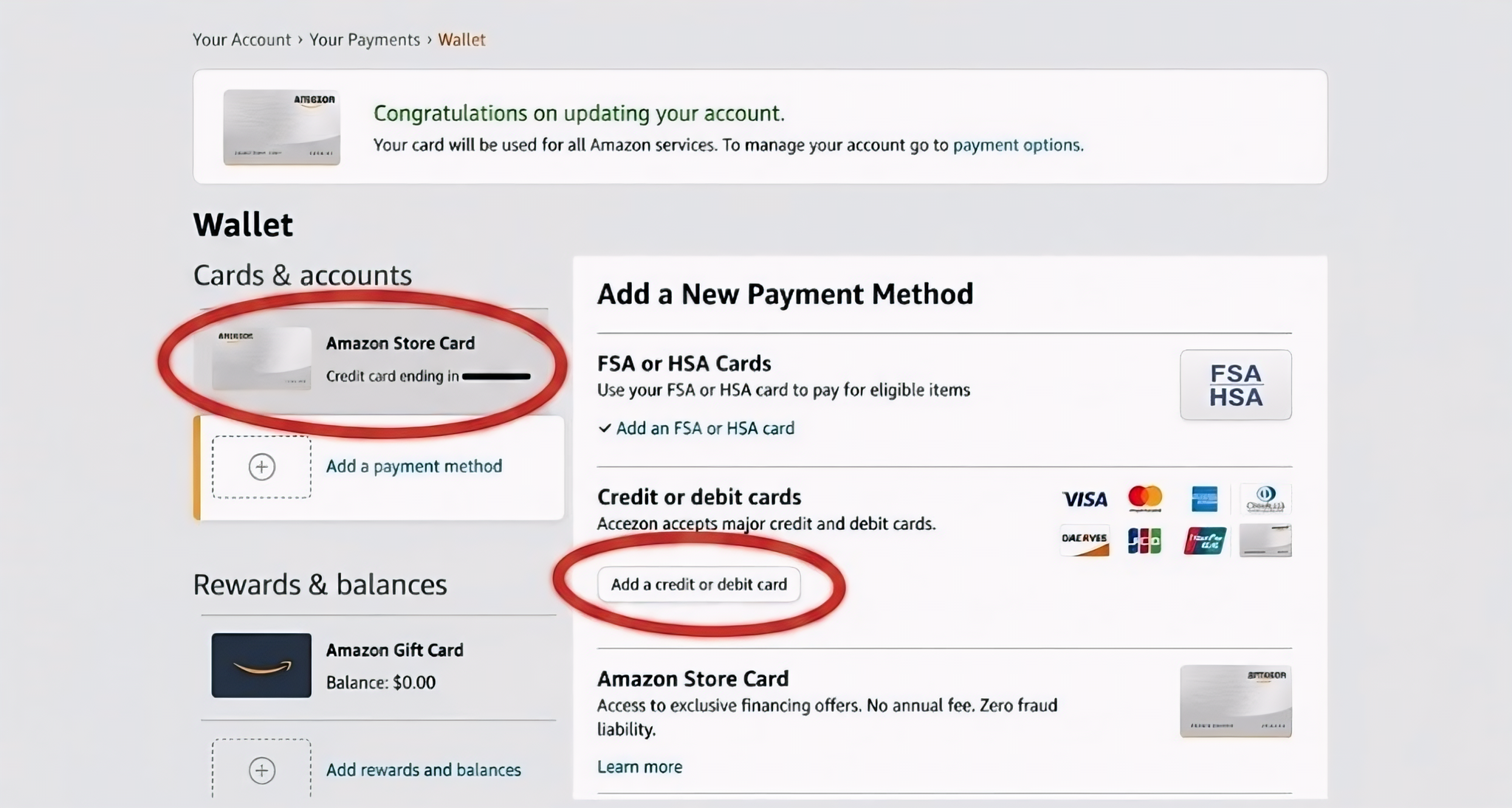 Create amazon account step 1