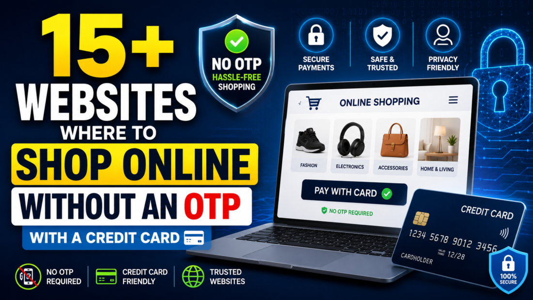 Websites Where to Shop Online Without an OTP