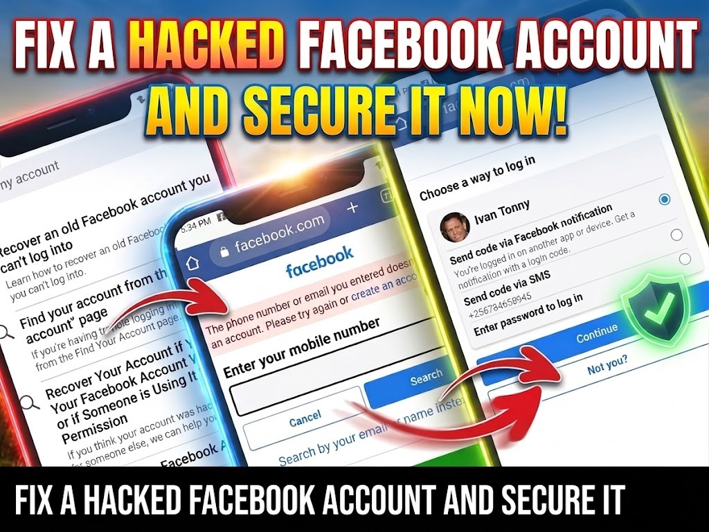 Fix A hacked facebook account232