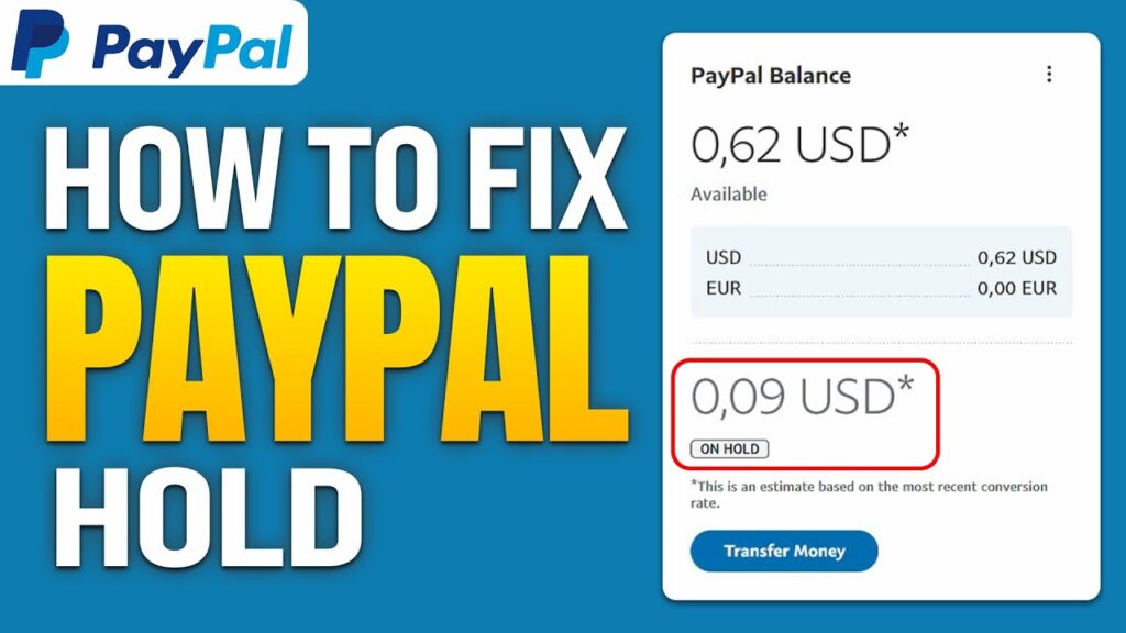 PayPal money is on hold