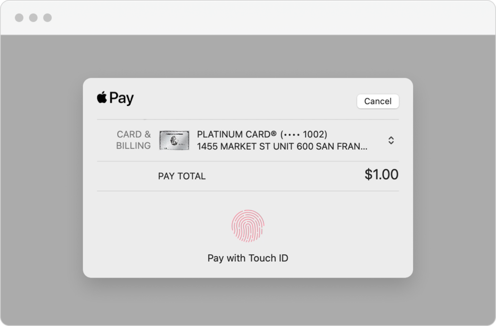 apple pay method / nfc methods